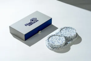 Blue Bubble Coasters